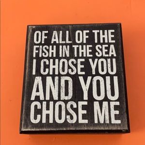 Primitives by Kathy decorative sign 3” x 4”